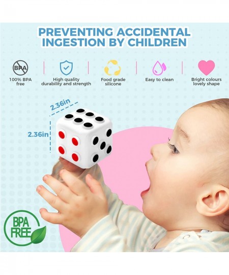 Pop Dice Stress Balls Fidget Toys Fidget Dice Ball Pop Dice Squeeze Ball Dice Poppet Ball Push Bubble Dice Squishy Dice Fidge...