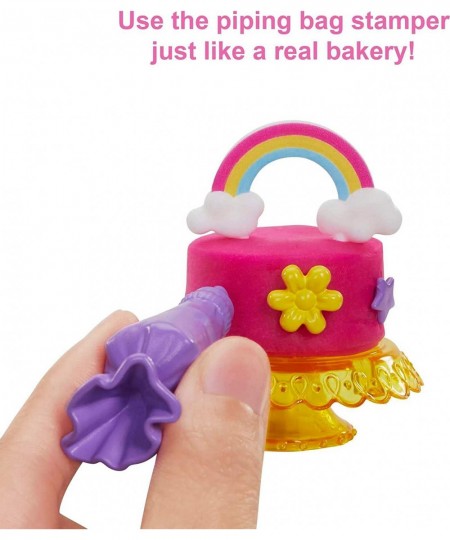 Doll and Accessories Bakery Playset with Pink-Haired Petite Doll Baking Station Cake-Making Feature and 20+ Play Pieces $37.1...