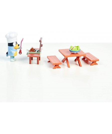 Dad Backyard BBQ - Bandit 2.5" Figure with Backyard Playset Multicolor 13030 $23.82 - Play Figure Playsets