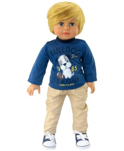 Boy’s Bulldog League Long Sleeve Shirt and Pant Set Made for 18 inch Dolls $29.85 - Doll Accessories