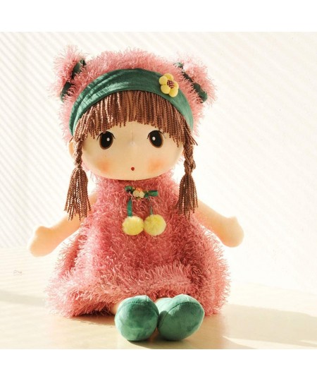 Plush Baby Doll Girl with Clothes 17.7 Sweetheart Rag Doll Cozy Cuddle Soft Baby Doll for Kids Babies Plush Stuffed Toy with ...