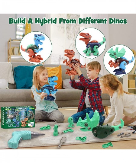 Dinosaur Toys for 3 4 5 6 7 8 Year Old Boys Take Apart Dinosaur Toys for Kids 3-5 5-7 STEM Construction Building Kids Toys wi...