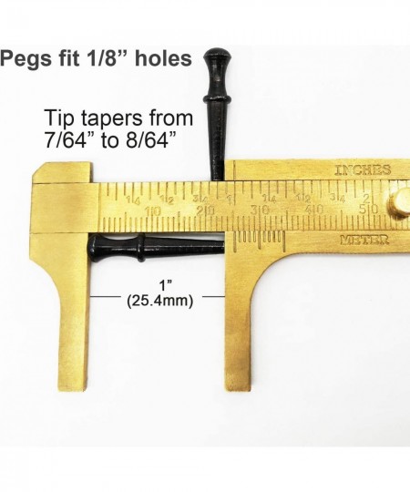 Metal Cribbage Pegs in Four Fit 1/8 Holes with Drawstring Storage Pouch $16.54 - Game Accessories