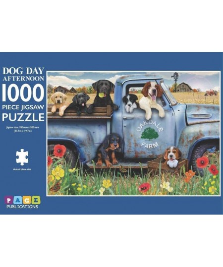 Dog Day Afternoon 1000 Pieces Jigsaw Puzzles for Adults Teens and Kids $29.58 - Jigsaw Puzzles