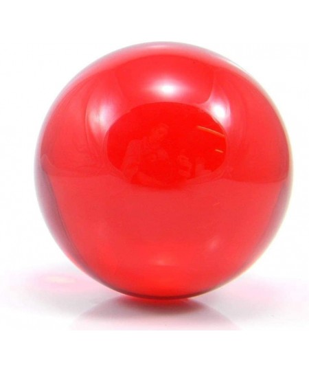 Promotion - Buy Ruby Red and Clear of Dawson Juggling Clear Acrylic Contact Juggling Ball - Appx. 3" - 75mm $58.09 - Juggling...