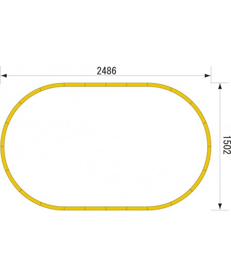 HV1 UNITRACK R730mm Outer Oval Track $132.01 - Toy Train Set Tracks