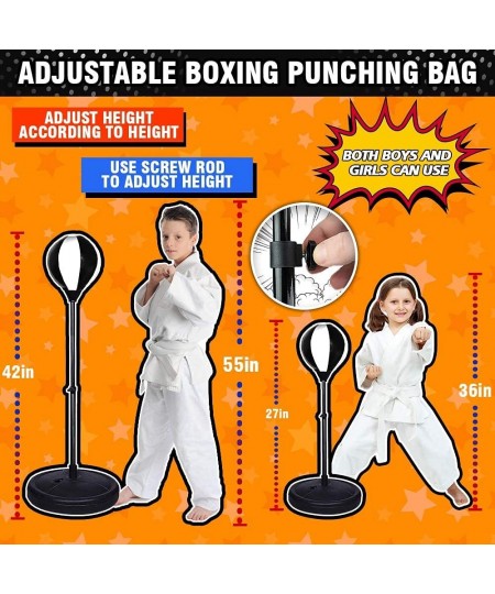 Punching Bag for Kids Toys for 3 4 5 6 7 8 Boys Girls Height Adjustable Boxing Set with Stand & Gloves Best Toy Gift for Boys...