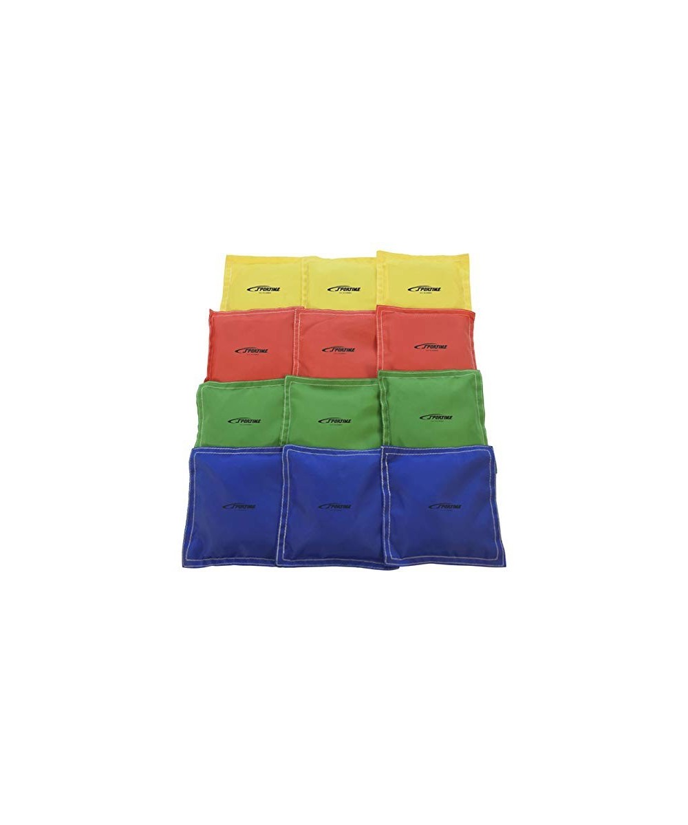 1005654 Heavy Duty Nylon Bean Bags - 5 x 5 - Set of 12 - Assorted Colors $39.63 - Bean Bags & Footbags