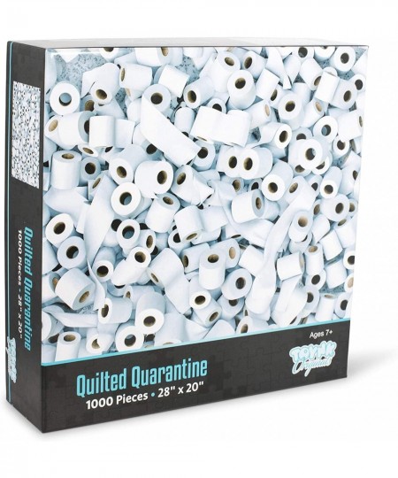 Quilted Quarantine Toilet Paper Puzzle for Adults and Kids | Difficult 1000 Piece Jigsaw Puzzle Toy | Funny Quarantine Gifts ...