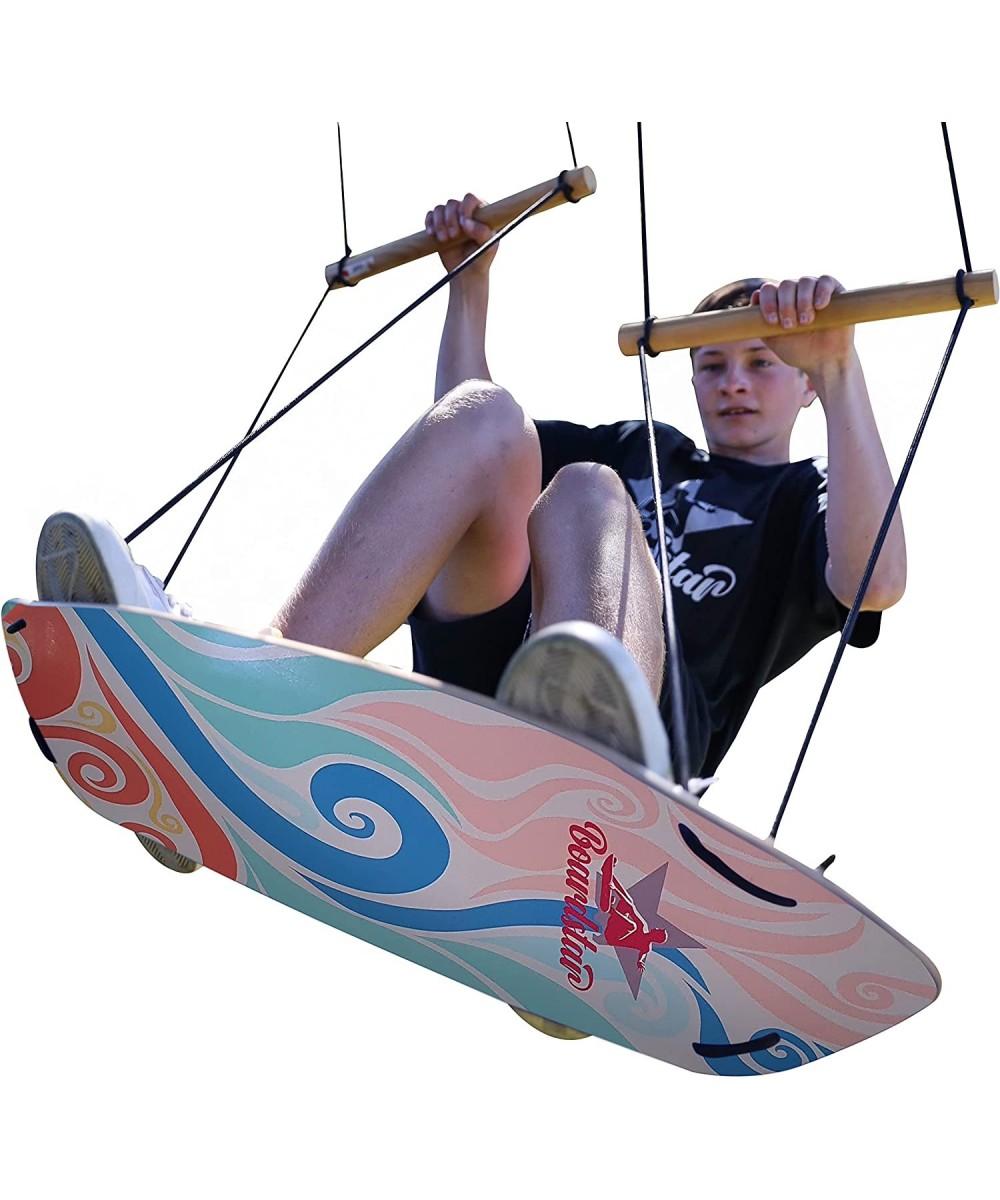 Surf Swing - Outdoor Stand Up Swing with Adjustable Handles with Surf Inspired Design $132.77 - Play Sets & Playground Equipment