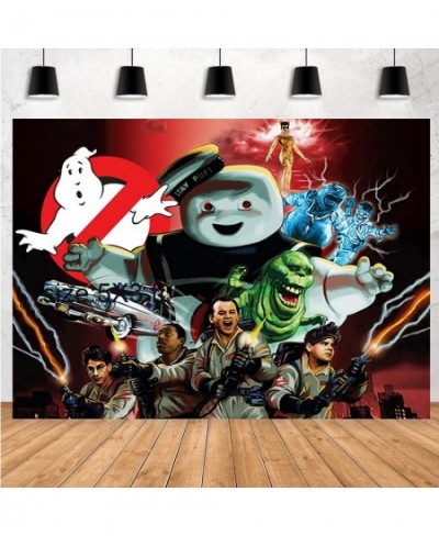 Ghostbusters Party Supplies 5x3Ft Ghostbusters Backdrop Ghostbusters Party Decorations for Kids Ghost Busters Party Themed fo...