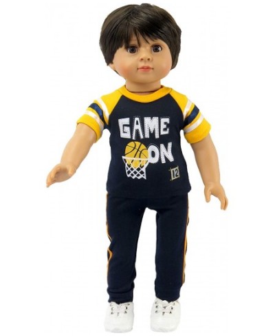 Boy’s Game On Short Sleeve Shirt and Pants Made for 18 inch Dolls $23.80 - Doll Accessories