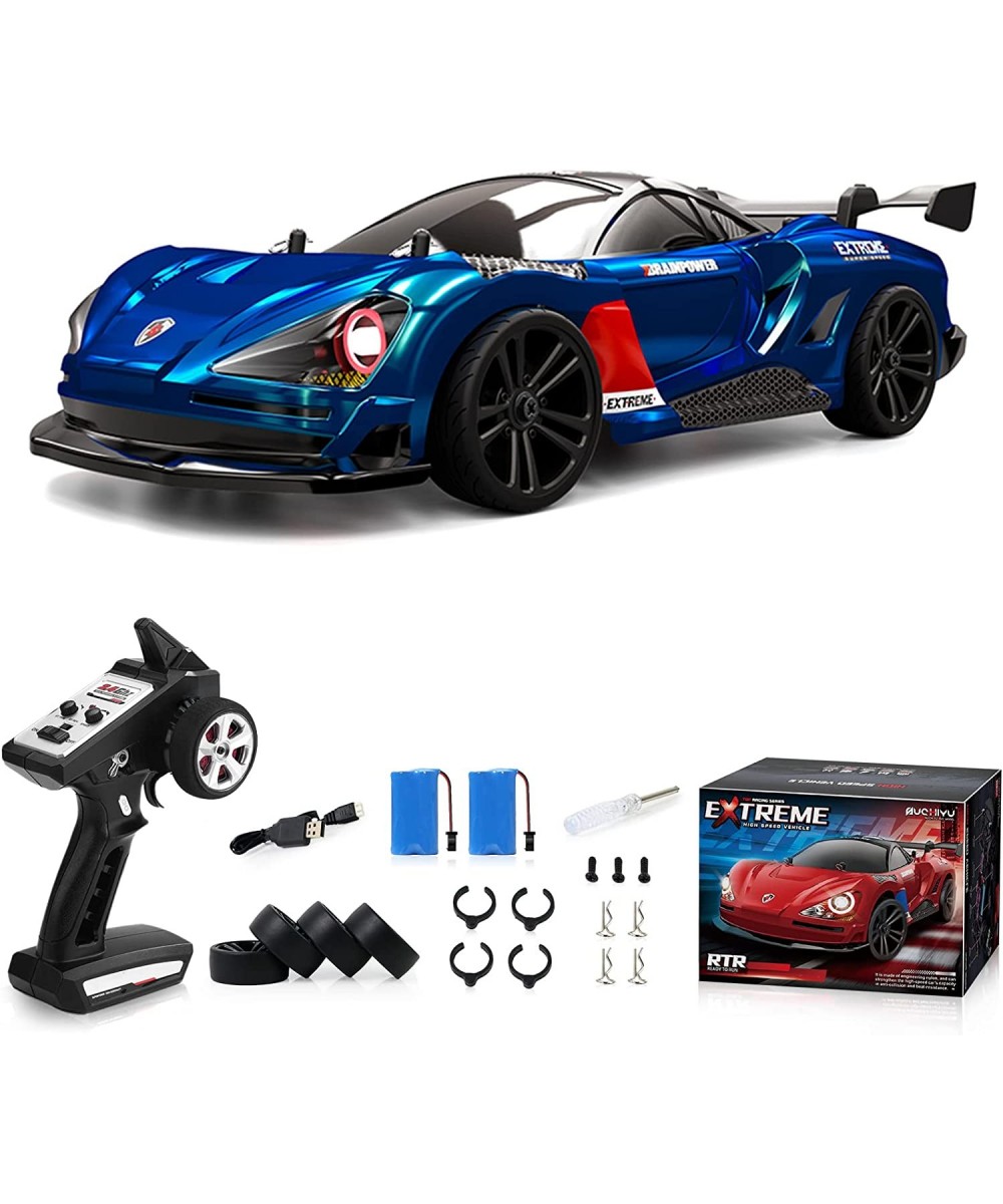 RC Drift Car Remote Control Car 1/16 Scale 38KM/H High Speed Fast 4WD RC Car 2.4Ghz Steering Control Full Scale with LED Ligh...