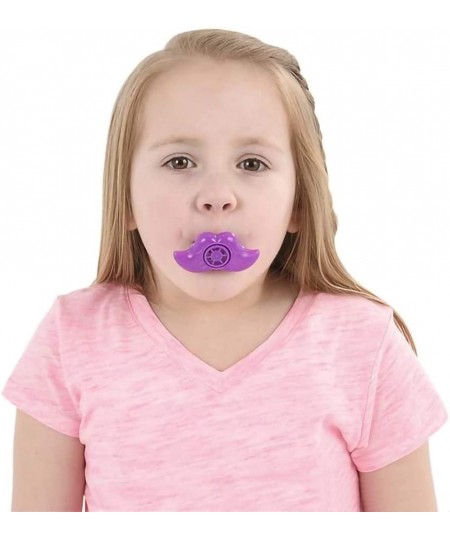 Mustache Lip Whistles for Kids Bulk Pack of 48 Durable Plastic Noise Maker Party Whistles Bright Assorted Colors Birthday Par...