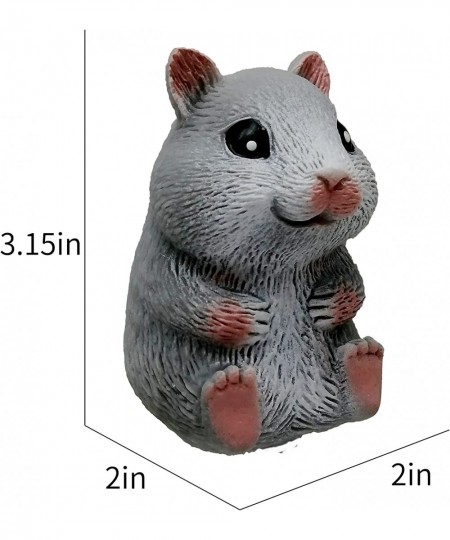 Adult Children Decompression Ball Cute Hamster fingertip Toy Anti-Stress Sensory Ball Relieve Tension Squeeze Toy Gift (Grey ...