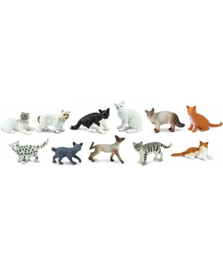 Domestic Cats Toob Figurines Pack of 11 $38.35 - Play Figure Playsets