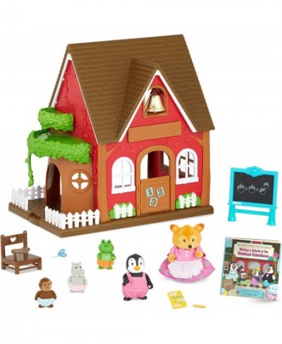 Lil Woodzeez – Animal Figurine Playset – Toy School – Storybook Bundle – 3 Years + $61.88 - Play Figure Playsets