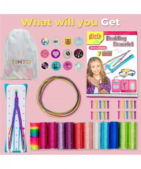 Friendship Bracelet Making Kit for Girls – DIY Arts and Craft Toys for 8 9 10 11 12 Years Old Christmas Gifts for Girls 8-12 ...