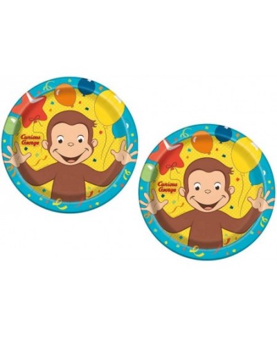 Curious George Dinner Plates for Kids Birthday Party 8 ct 2 Pack $19.71 - Kids' Party Tableware