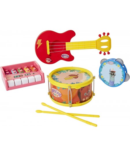 Owl Pretend Play Instruments Set – Baby Preschool Guitar Keyboard Tambourine Drum & Drumsticks $43.74 - Kids' Musical Instrum...