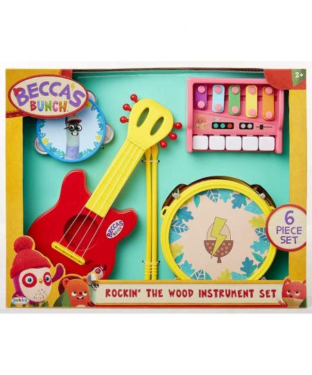 Owl Pretend Play Instruments Set – Baby Preschool Guitar Keyboard Tambourine Drum & Drumsticks $43.74 - Kids' Musical Instrum...