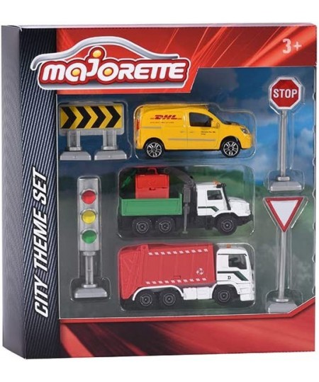 Majorette - City Die-Cast 7 Piece Playset 1:64 Scale $18.94 - Play Figure Vehicles