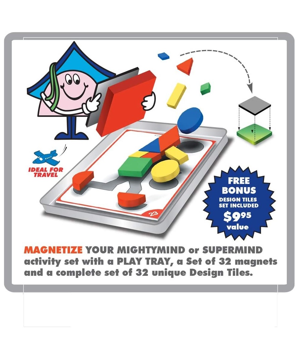 MightyMind PlayTray +Tile Magnets & Full Set of 32 Design Tiles $28.43 - Magnetic & Felt Playboards