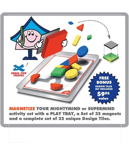 MightyMind PlayTray +Tile Magnets & Full Set of 32 Design Tiles $28.43 - Magnetic & Felt Playboards