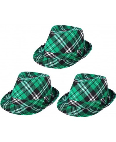 3 Pieces St. Patrick's Day Hat Green Plaid Hat Green Irish Hat for Party Costume Accessory $27.54 - Kids' Dress-Up Accessories