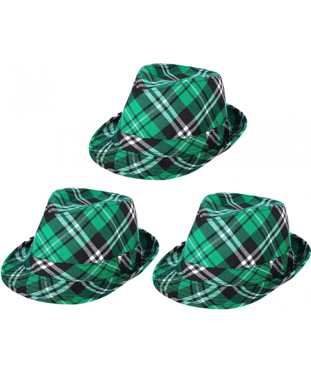 3 Pieces St. Patrick's Day Hat Green Plaid Hat Green Irish Hat for Party Costume Accessory $27.54 - Kids' Dress-Up Accessories