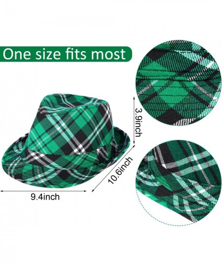 3 Pieces St. Patrick's Day Hat Green Plaid Hat Green Irish Hat for Party Costume Accessory $27.54 - Kids' Dress-Up Accessories