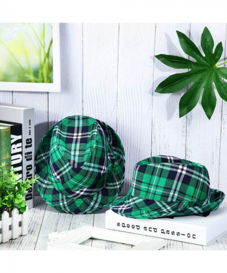 3 Pieces St. Patrick's Day Hat Green Plaid Hat Green Irish Hat for Party Costume Accessory $27.54 - Kids' Dress-Up Accessories