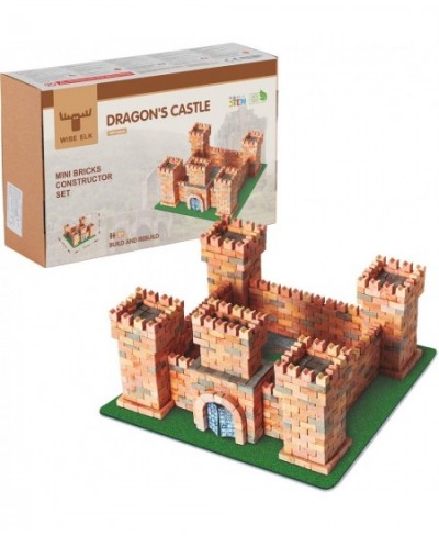 Toy Dragon's Castle Construction Set Real Plaster Bricks Gypsum Reusable Building Kit 1080 Piece $85.77 - Toy Building Sets