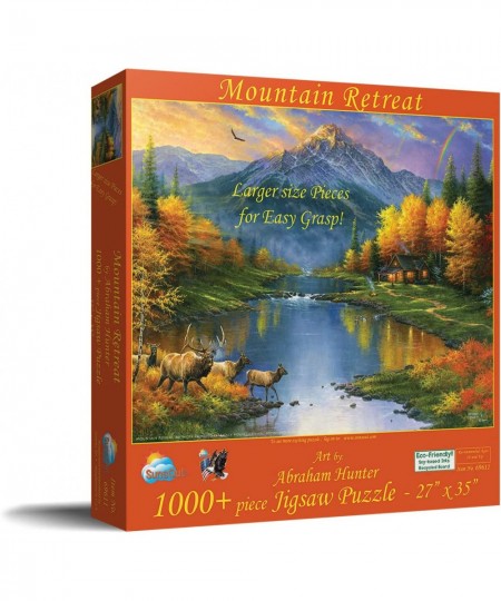 Mountain Retreat Jigsaw Puzzle $29.74 - Jigsaw Puzzles