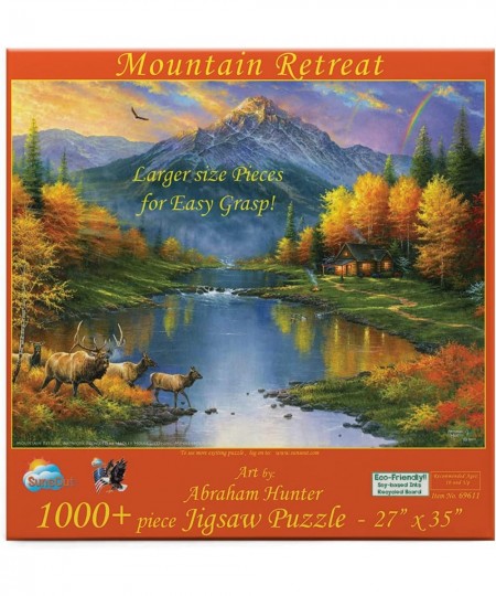 Mountain Retreat Jigsaw Puzzle $29.74 - Jigsaw Puzzles