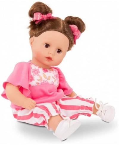 Gotz Muffin Stripe Vibes 13" Soft Baby Doll with Brown Hair to Wash and Style $79.26 - Dolls