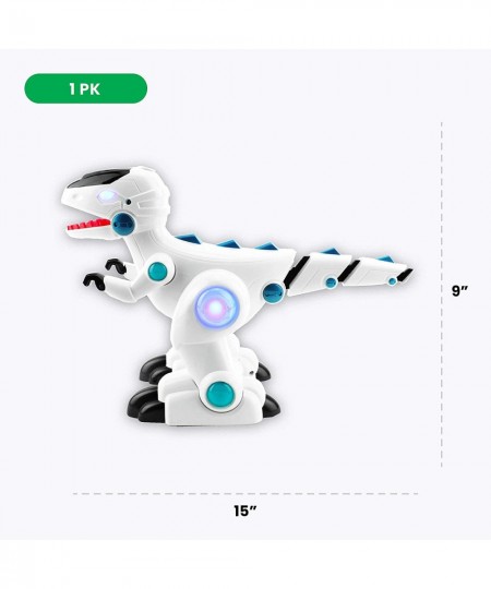 RC Dinosaur Robot - Infrared Remote Control Dinosaur T-Rex Toy Robot with Mist Music and Lights - Kids Robotic Dinosaurs Toys...