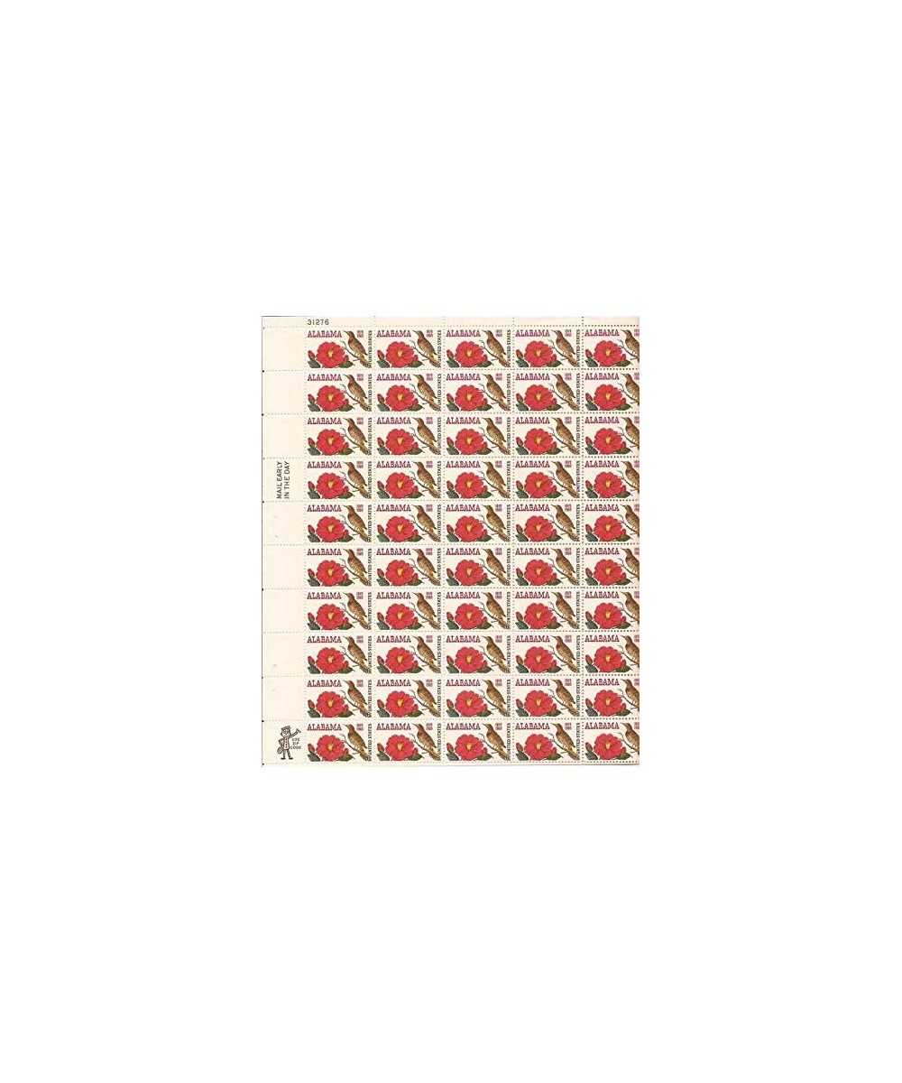 Alabama Sheet of 50 x 6 Cent US Postage Stamps Scott 1375 $18.29 - Collectibles Display & Storage