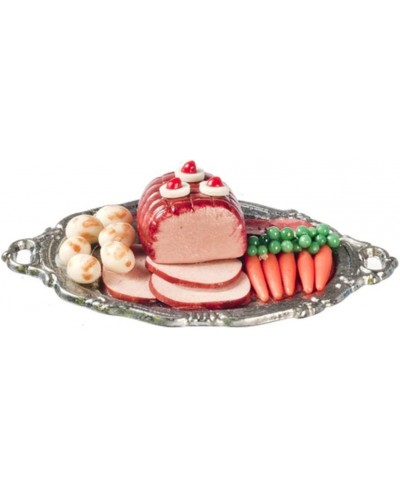 Dollhouse Miniature 1:12 Scale Glazed Ham Platter $20.87 - Dollhouse Accessories