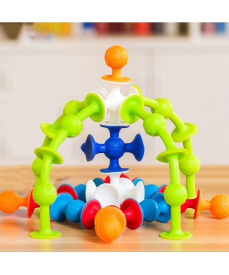 Sorting & Stacking Toys|Suction Toys Starter Set|Preschool Building Toddler Toys Sets|Suction Toys for Kids|Suction Cup Build...