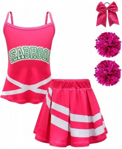 Zombies Girls Cheerleader Dress Matching Pom Poms and Hair Rope 3-10Y $29.46 - Kids' Costumes