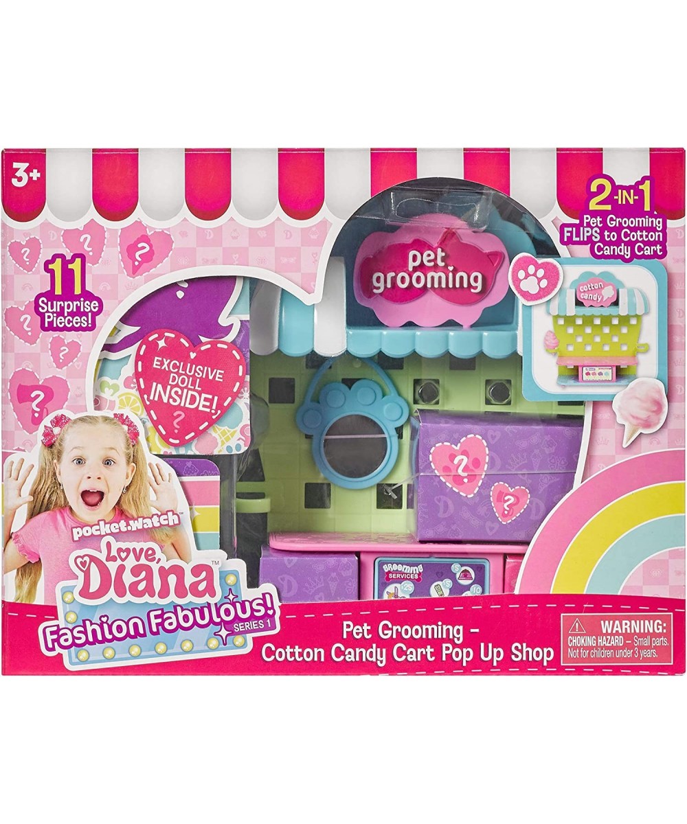 Love Diana Kids Diana Show Fashion Fabulous Doll with 2-in-1 Pet Grooming and Cotton Candy Pop-Up Shop Surprise Play Pieces P...