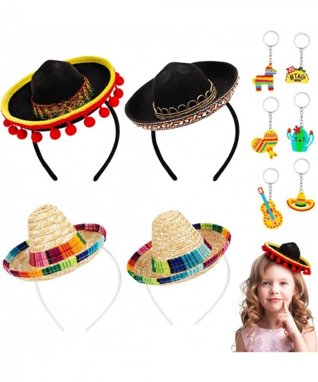 Sombrero Hats Mexican Mini Fiesta Sombrero Party Hats and Mexican Keychain for Cinco De Mayo Fiesta Mexican Party Essential $...