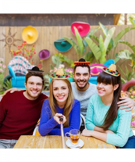 Sombrero Hats Mexican Mini Fiesta Sombrero Party Hats and Mexican Keychain for Cinco De Mayo Fiesta Mexican Party Essential $...