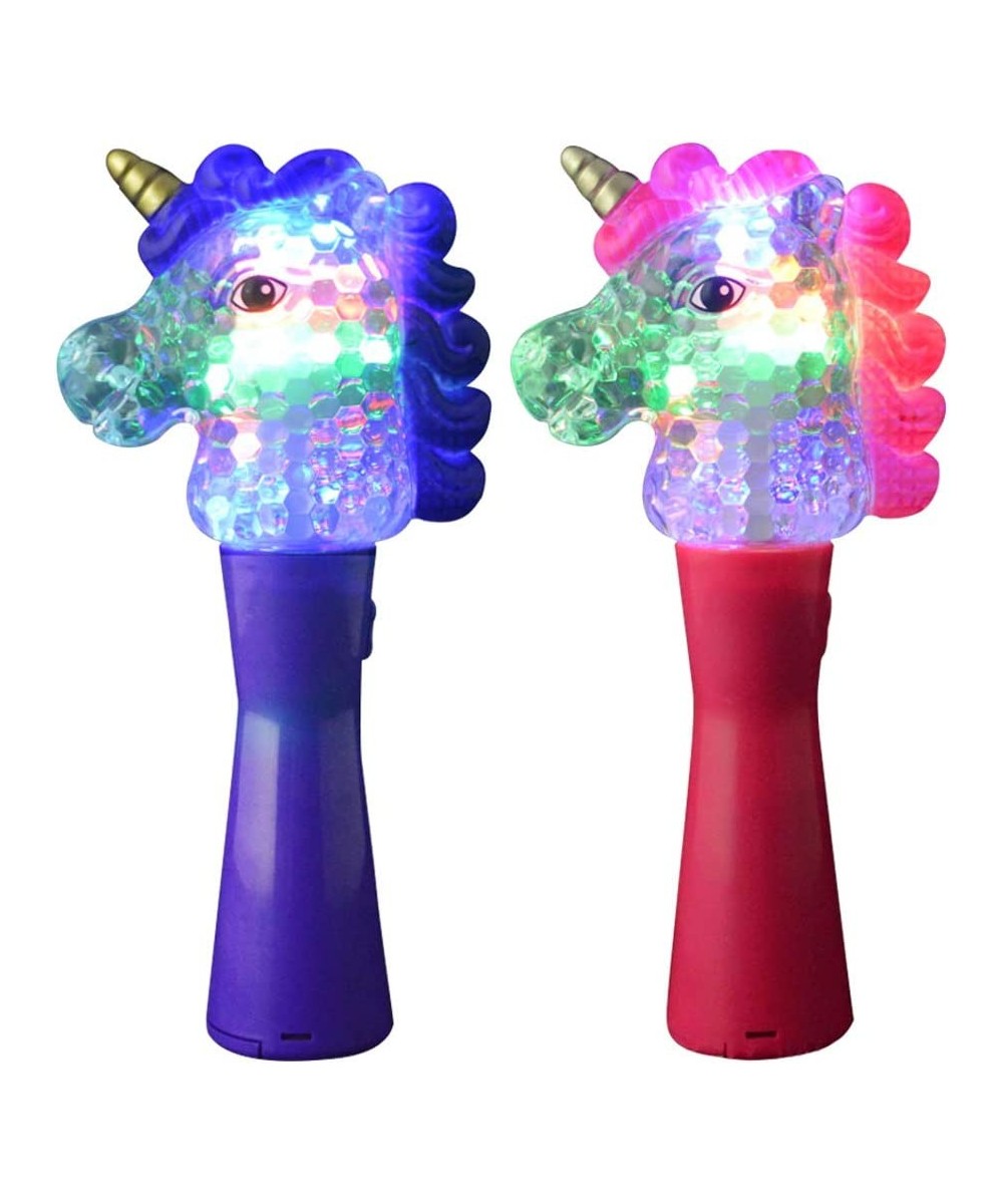 9 Inch Unicorn Magic Spinning Ball Wand - Set of 2- Unicorn Wand with Spinning LEDs - Cute Princess LED Wand for Girls and Bo...