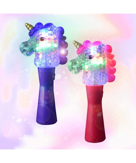 9 Inch Unicorn Magic Spinning Ball Wand - Set of 2- Unicorn Wand with Spinning LEDs - Cute Princess LED Wand for Girls and Bo...