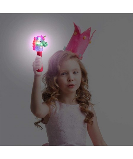 9 Inch Unicorn Magic Spinning Ball Wand - Set of 2- Unicorn Wand with Spinning LEDs - Cute Princess LED Wand for Girls and Bo...