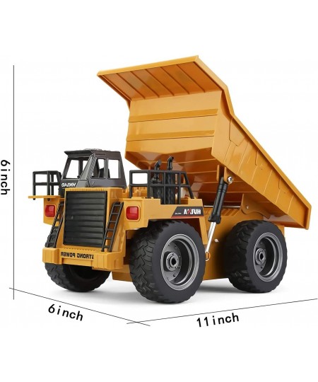 Remote Control Construction Dump Truck Toy RC Dump Truck Toys Construction Toys Vehicle RC Truck Toys for 8 9 10 11 12 Year O...