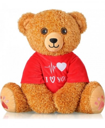 Valentine's Day Bear 16 Inch Bear Stuffed Animals Plush I Love You Stuffed Bear Plush Toy for Girlfriend Romantic Plush Bear ...