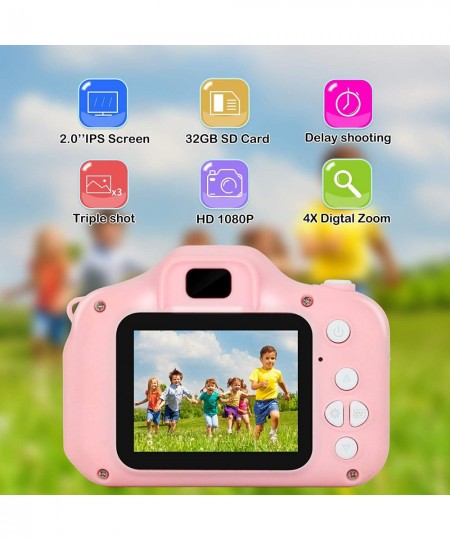 Upgrade Kids Camera for Toddlers Christmas Birthday Gifts for Age 3-9 Girls and Boys HD Digital Video Camera Mini Play Camera...